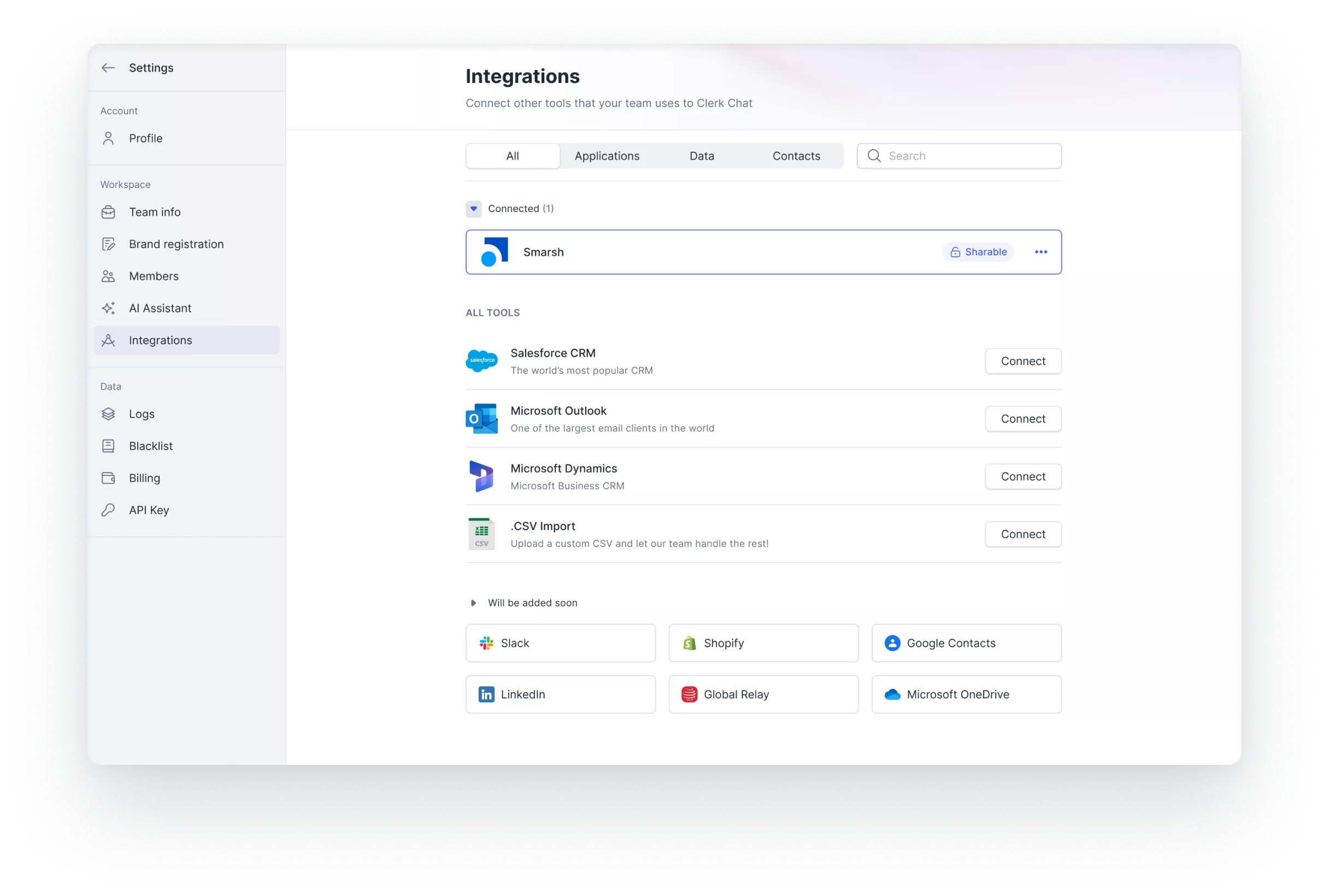Integrations