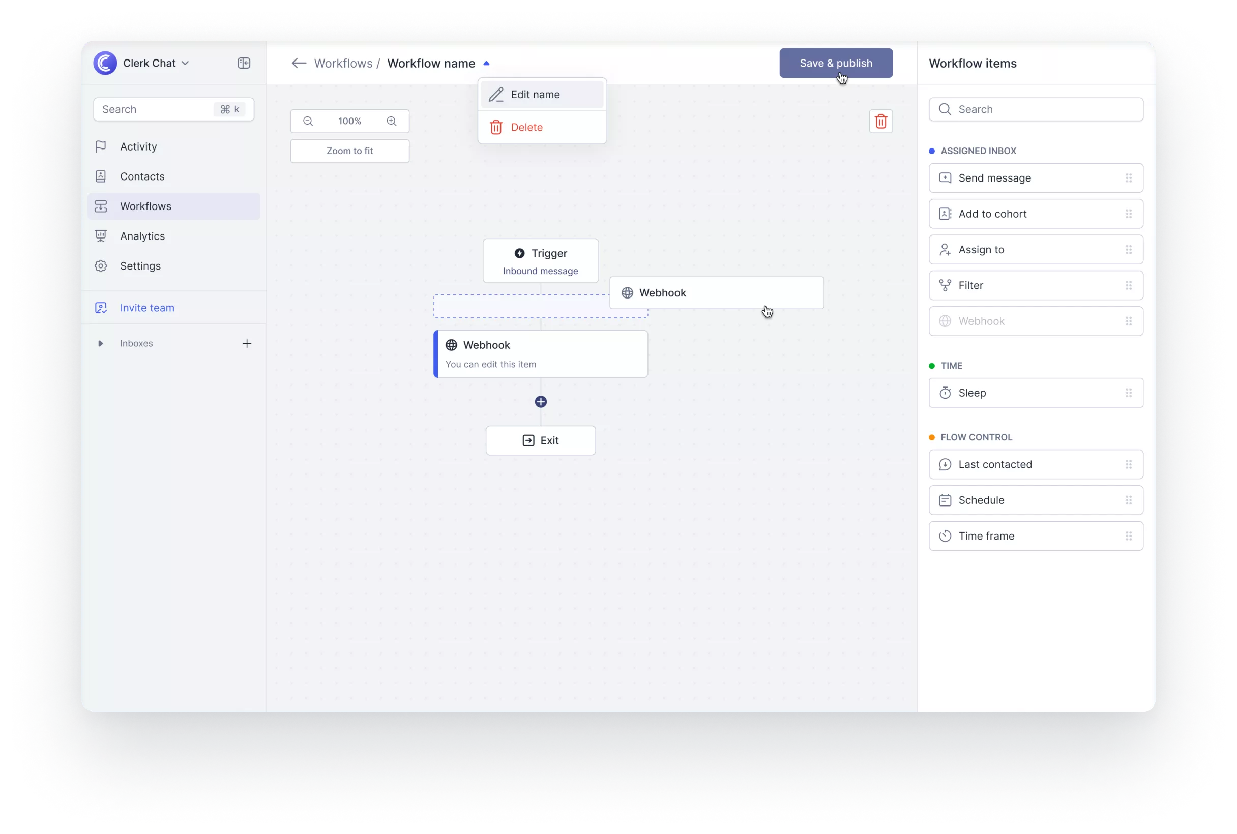 Workflows