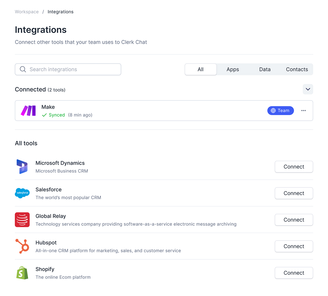 Make SMS Integration