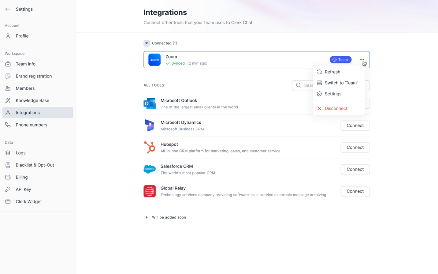 Seamless integration