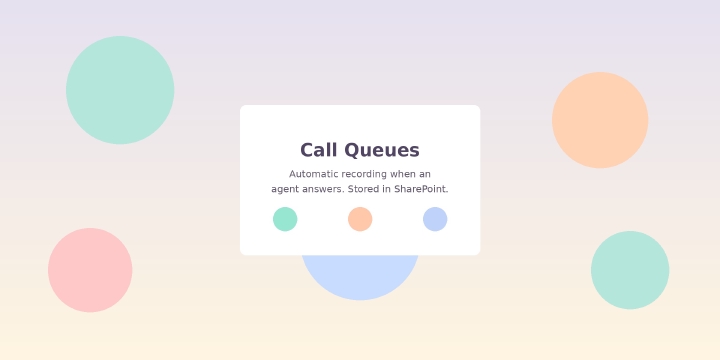 Teams Phone Call Queues: Automatic Recording, Transcription, and Native Limits