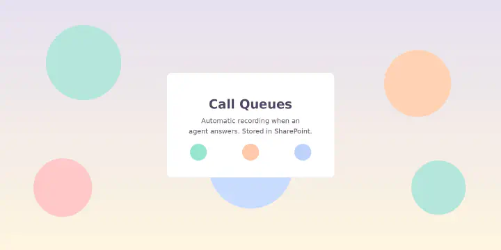 Teams Phone Call Queues: Automatic Recording, Transcription, and Native Limits