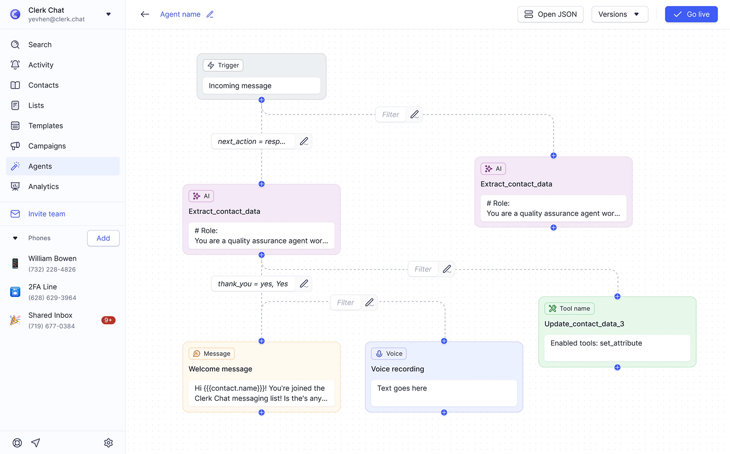 Automated follow-ups