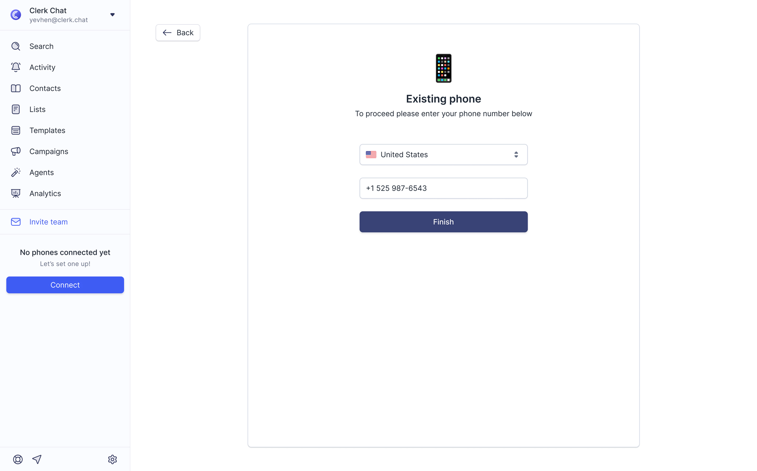 Use your existing phone number