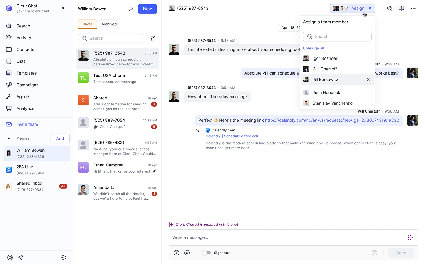 Collaborative team messaging